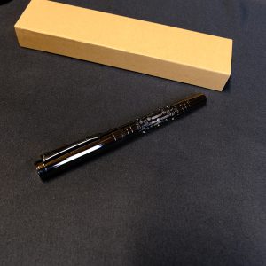 スチール製 スケルトン万年筆 Fニブ